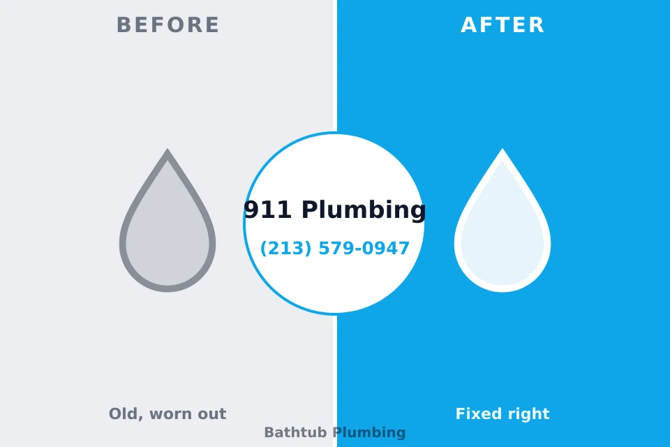 Before and after: plumbing company Manasota Key, FL